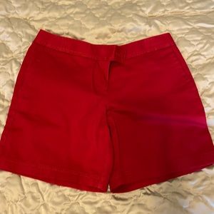 Ann Taylor Loft Red Shorts